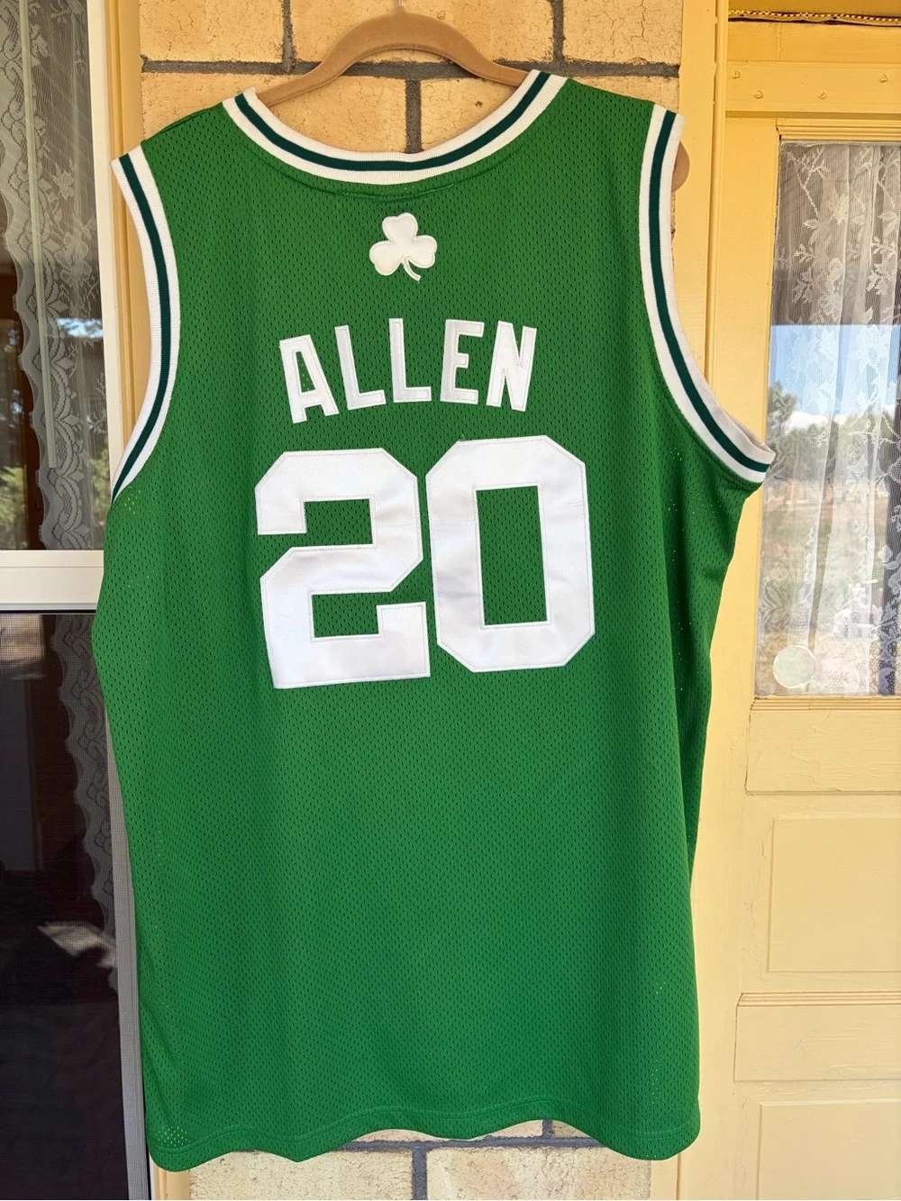 NWT Adidas Boston Celtics Ray Allen #20 NBA Swingman Jersey Green Mens XXL (52)